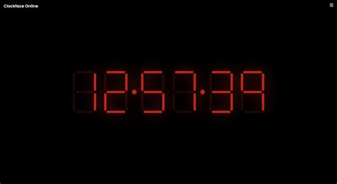 Digital Clock: Full Screen .